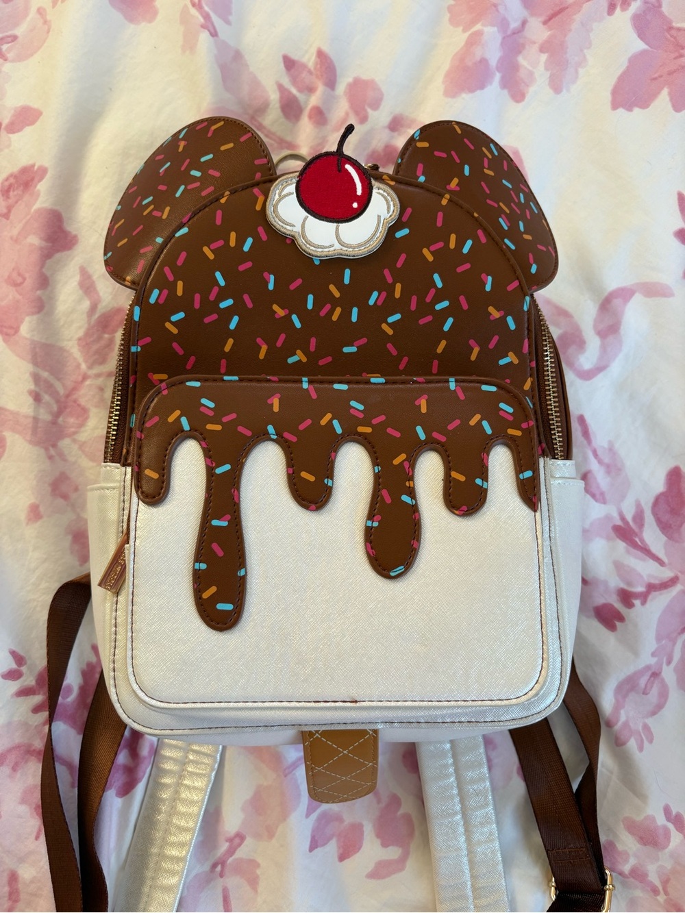 Danielle Nicole Disney Mickey Mouse ice cream mini backpack